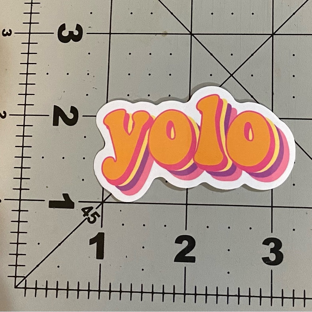 π20/$5π Yolo Sticker - Picture 2 of 3
